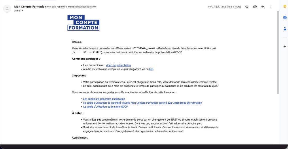 Preuve de référencement n°2