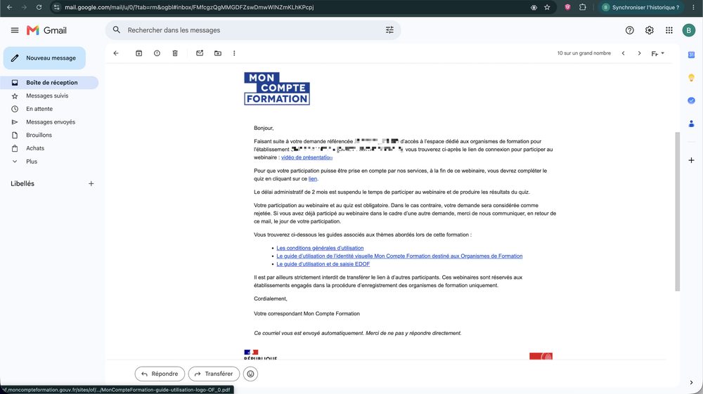 Preuve de référencement n°11