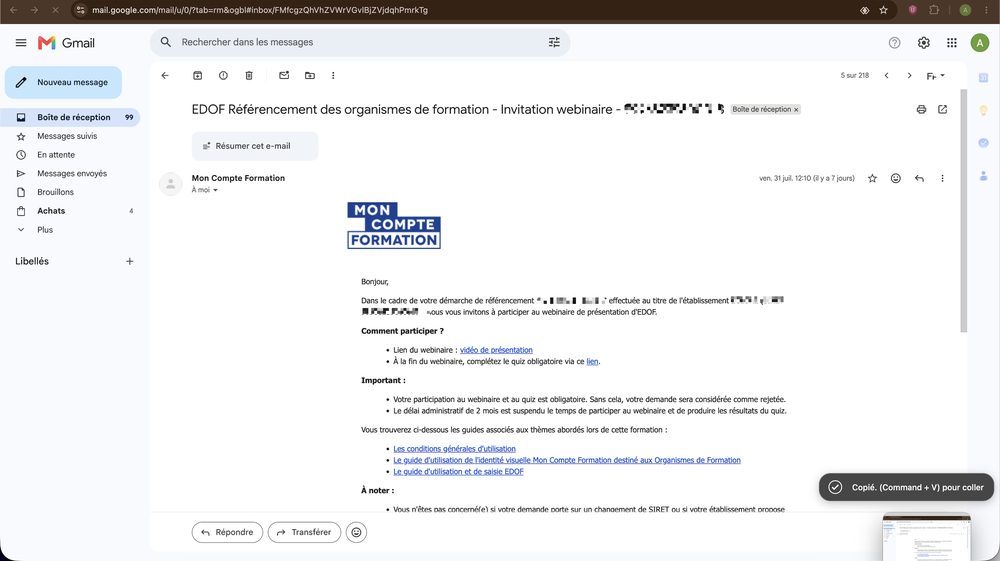 Preuve de référencement n°16